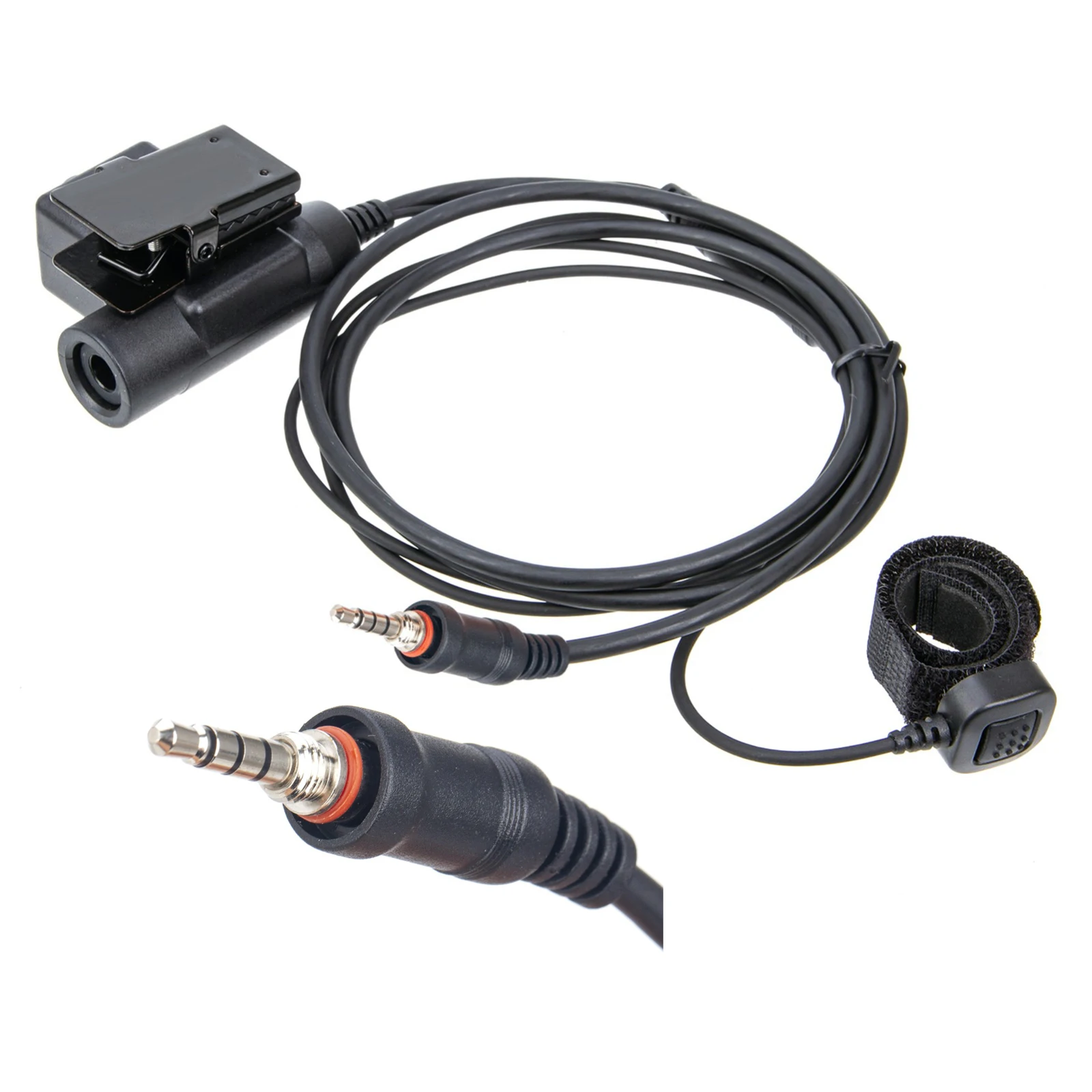 High Strength U94 PTT Finger Microphone Adapter For Vertex VX-6R VX-7R VX-127 VX-120 FT-270 radio walkie talkie