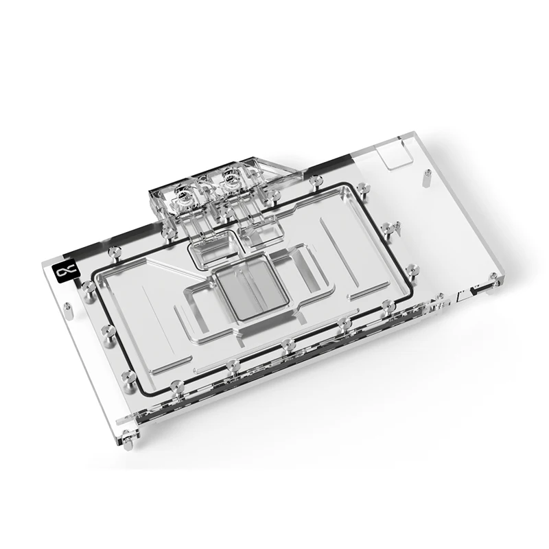 Alphaool Eisblock Aurora Acrilico Water Block Compatibile Msi Geforce Rtx 4090 Gaming Trio /Suprim (Liquido) X 24G Vga Cooler