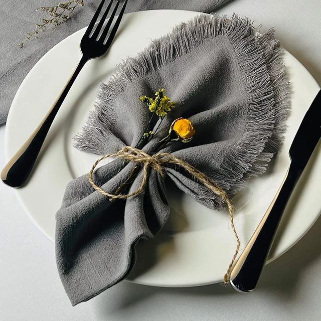 Cotton Table Napkins Cloth Napkins Hotel Serving Cloth Napkins Soft Fabric Dinner  Napkins For Wedding Birthday Party Decoration - Table Napkin - AliExpress