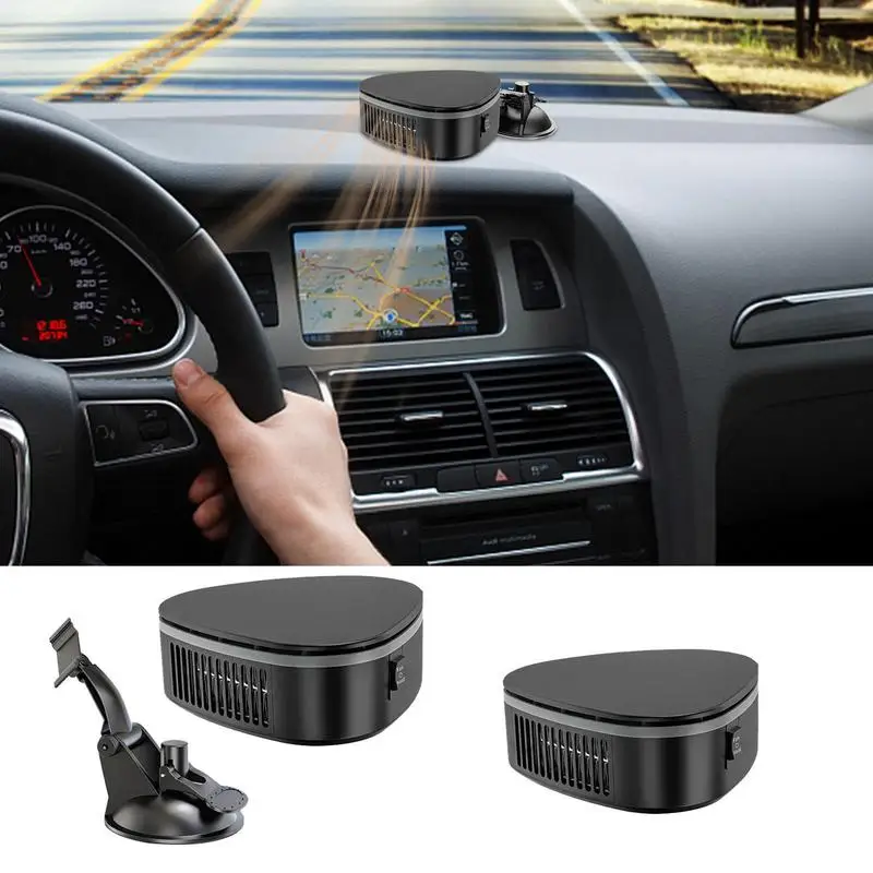 

Car Mini Dashboard Heater Portable Powerful Car Heater 360 Degree Rotation Fast Heating Cooling Defroster With Plug In Lighter