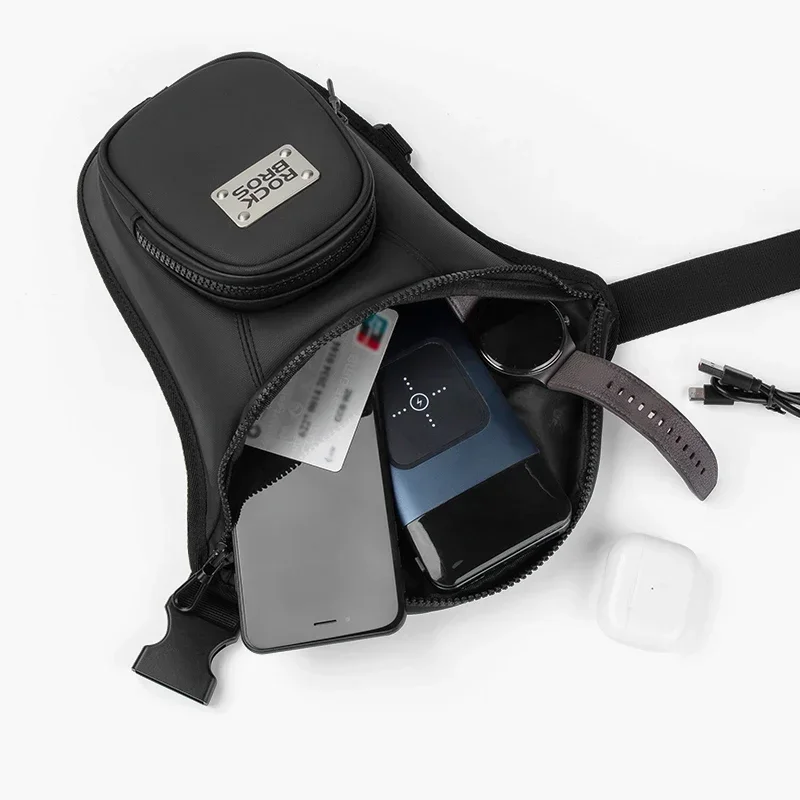 ROCKBROS Waist Leg Bag Motorcycle Bicycle Riding Phone Purse Waterproof Leggings Thigh Unisex Bag Adjustable Belt Fanny Pack