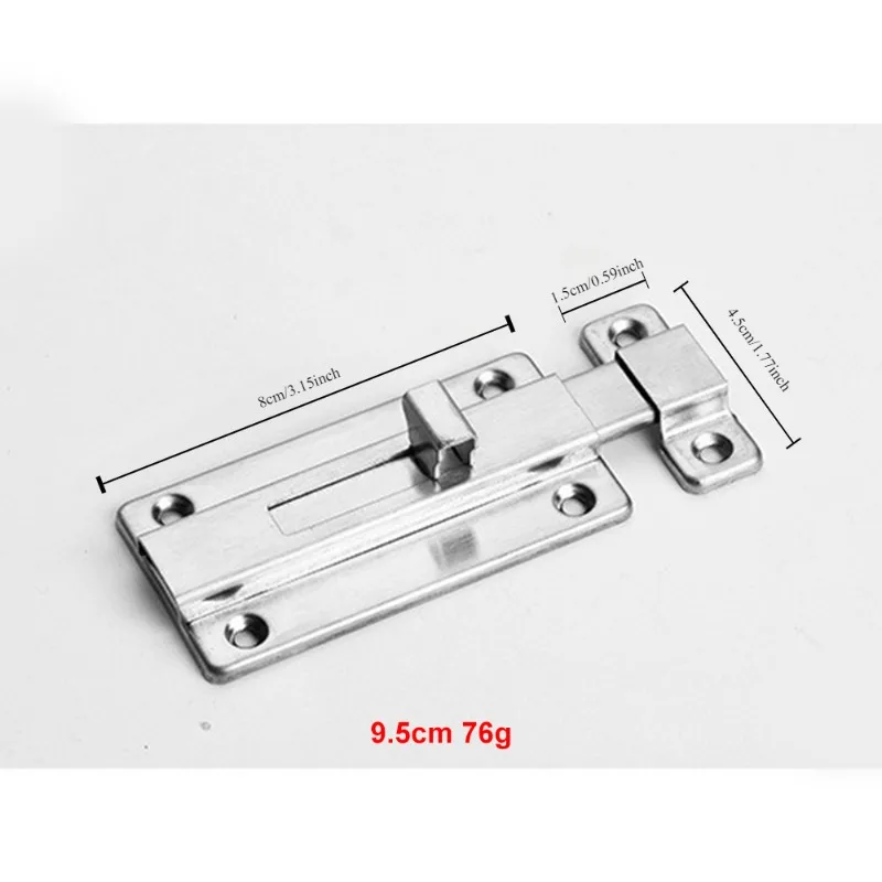 1PCS Stainless Steel Double-ended Door Bolts Sliding Lock Barrel Bolt Latch Safety Hardware door latch door lock cylinder