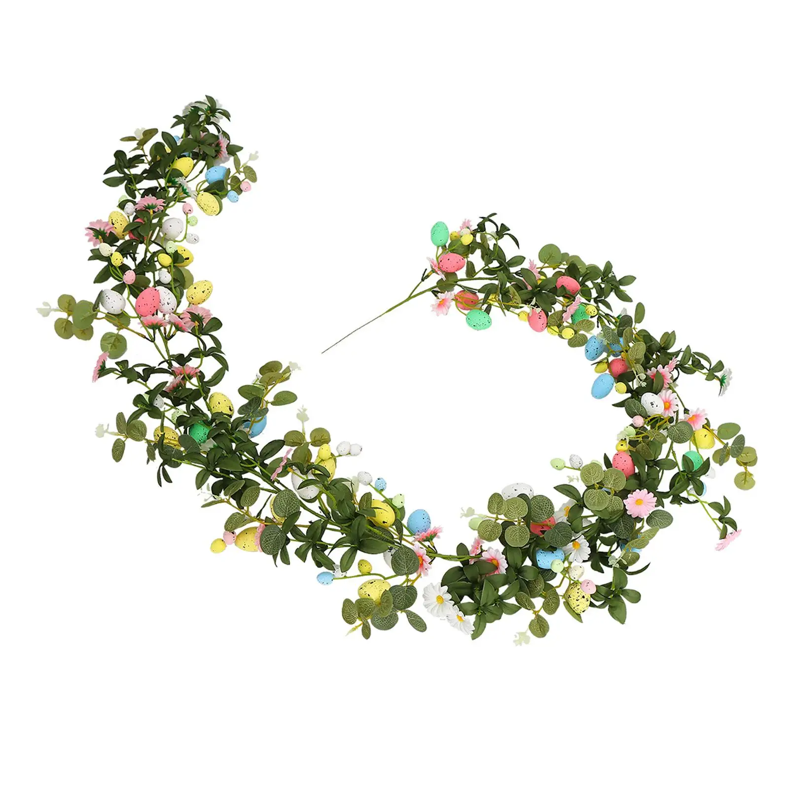 Easter Garland Seasonal Decoration Floral Garland for Mantle Home Table Tree