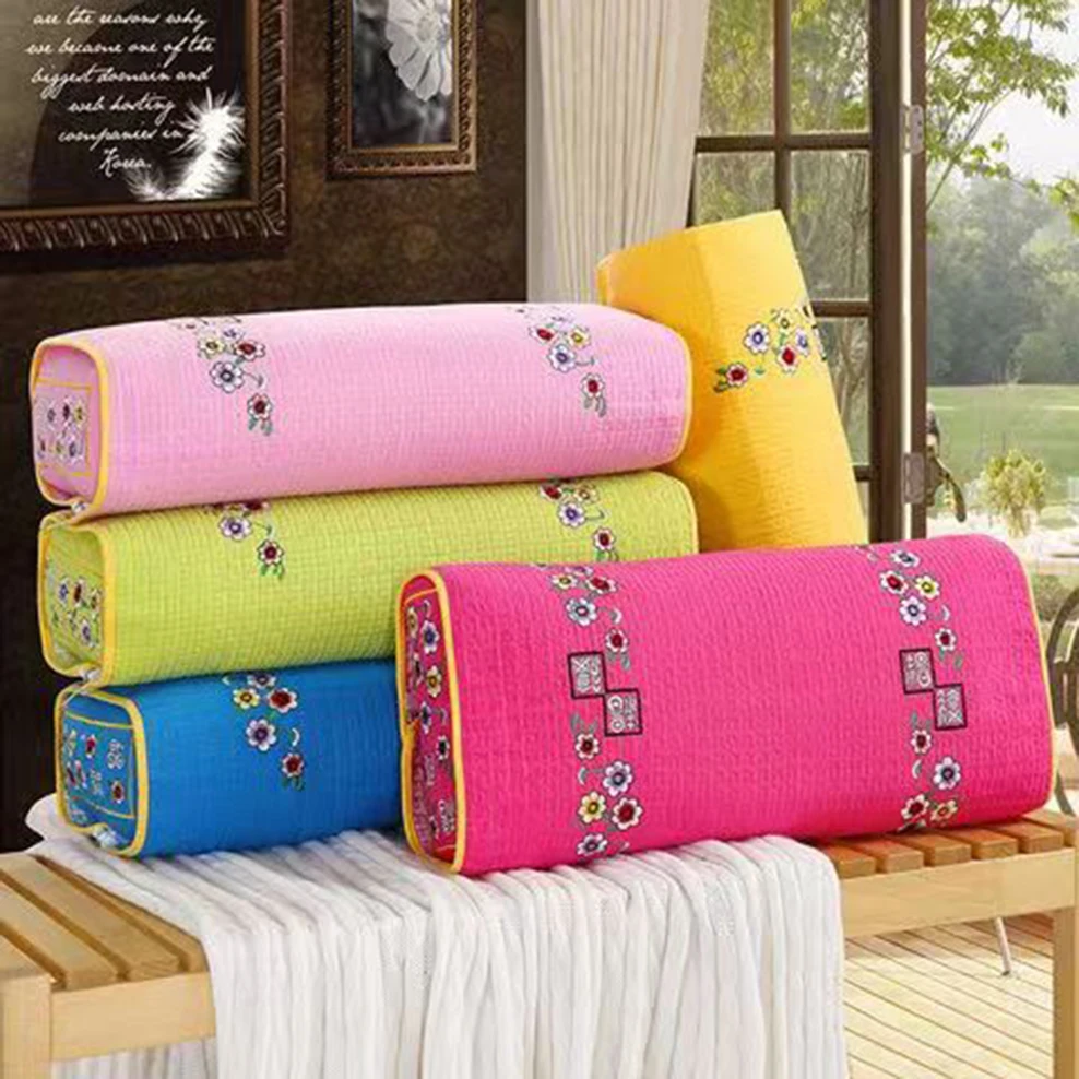 Korean Style Buckwheat Pillow, Folk Custom Square Pillow, Cotton