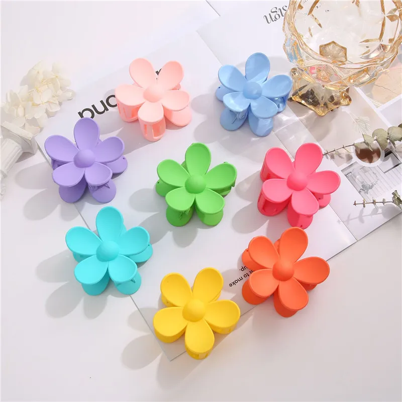 Hair Accessory Hair Clip Hair Headdress Korea Flower Shape Hair Claw Clip for Women Girls Barrette Crab Hair Claws Ponytail Hairpins Bath Barrette