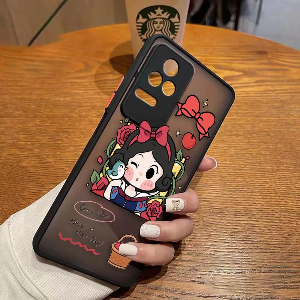 thumbnail image 1 of Funda mate para Redmi A1 K50 K40 GAMING K30 K20 10X 10C 10 9C 9T 9A 9 8 PRO 4G 5G Funda Coque Shell dibujos animados Anime Blancanieves, 1 of 5