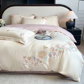 Luxury Cotton Embroidered Duvet Bedding Set 1