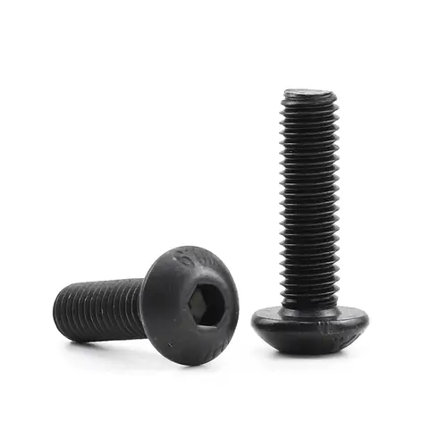 JUIDINTO 1-50pcs Allen Round Screw Bolt 12.9 Grade M2 M2.5 M3 M4 M5  M6 M8 M10 Hex Hexagon Socket Button Head Screw for MTB - Image 2