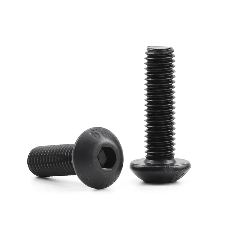 JUIDINTO 1-50pcs Allen Round Screw Bolt 12.9 Grade M2 M2.5 M3 M4 M5  M6 M8 M10 Hex Hexagon Socket Button Head Screw for MTB - Image 2