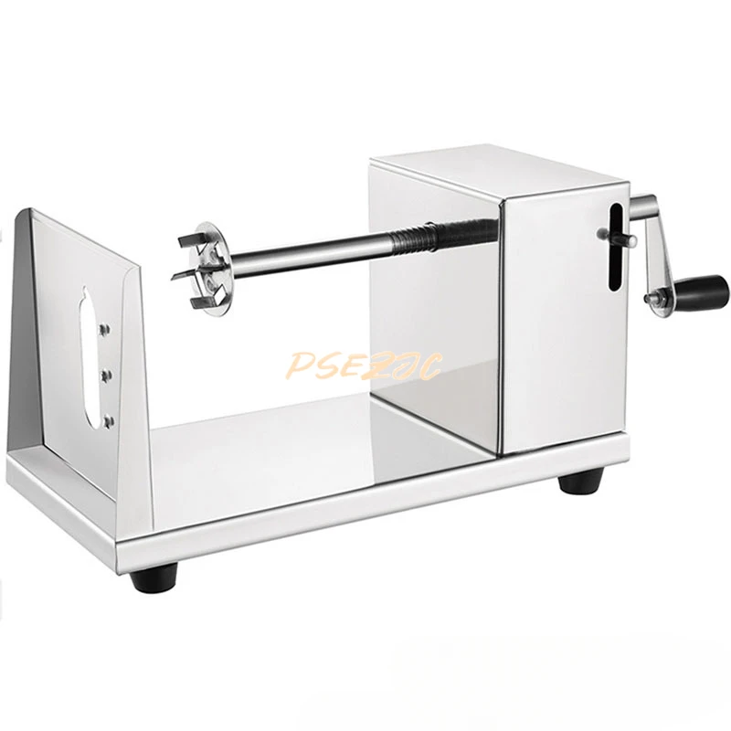 Commercial Stainless Steel Potato Tower Machine Manual Whirlwind Potato Slicer French Fry Tool spiral slicer french fries machine