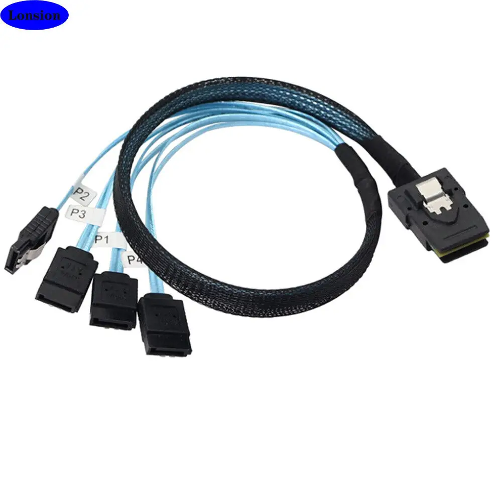 MINI SAS SFF-8087-4 ��Ʈ SATA 7P �� ���� ���� ���̺�