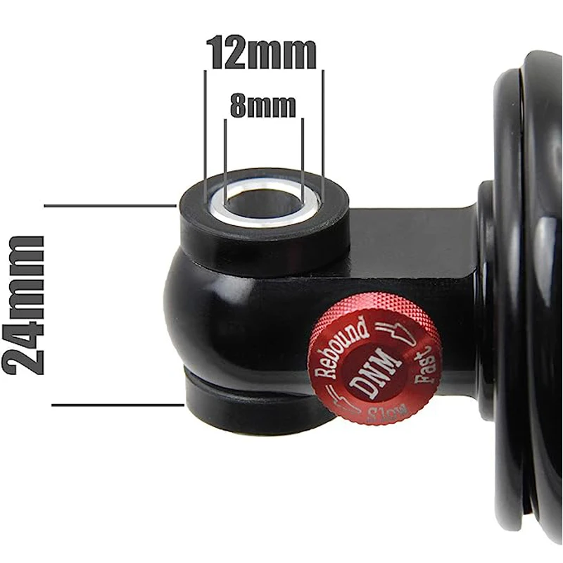 DNM RCP2S 자전거 충격 흡수 장치 자전거 리어 서스펜션 스프링 MTB 내리막 충격, 190mm 200m 220mm 240mm 265mm