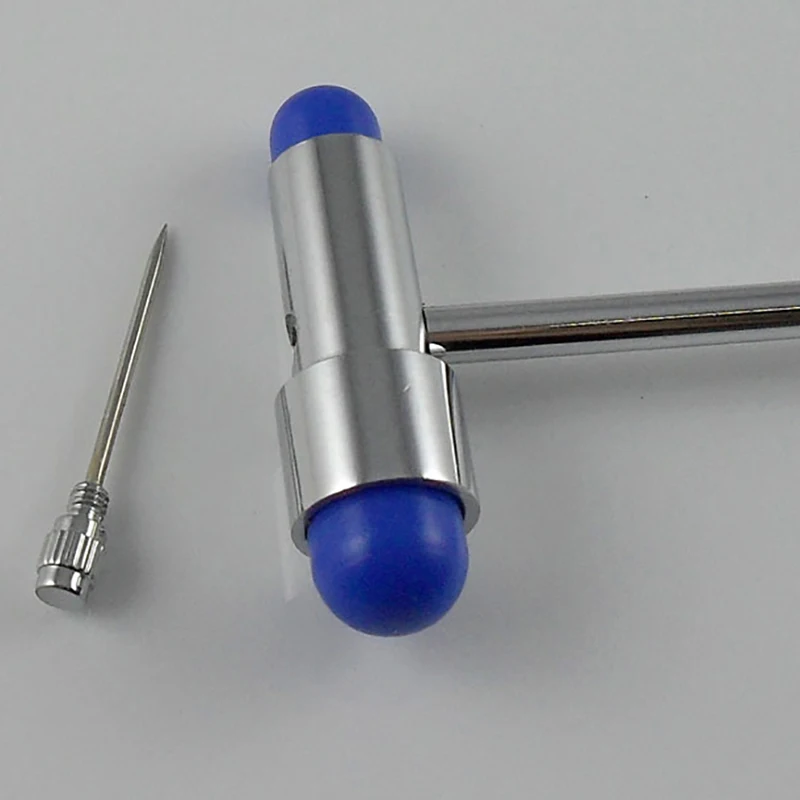 Neurological Reflex Hammer with Built-in Brush & Steel Needle for Cutaneous and Superficial Responses, Dual Head Reflex Hammer 3