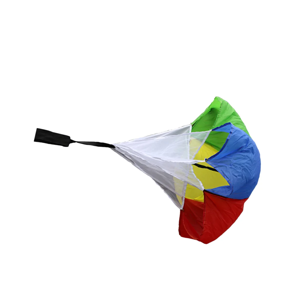 

Soccer Drill Equipment Athletic Strength Umbrella Colorful Running Training Child Resistance Parachute