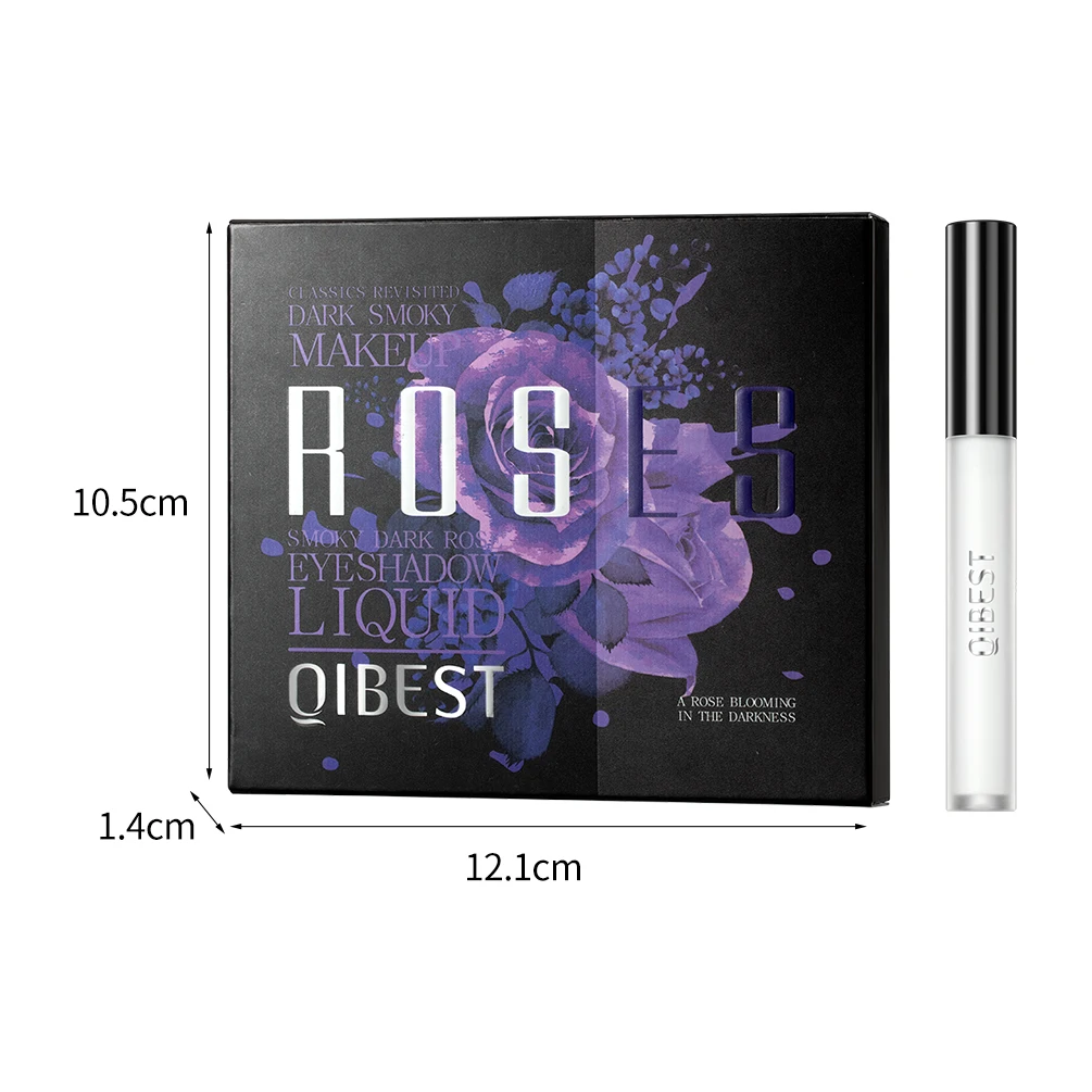 QIBEST Matte Liquid Eyeshadow Metallic Diamond Shiny Eye Liner Pen Giltter Eyeshadow Lasting Shimmer Brighten Cosmetics Kits
