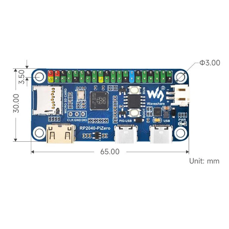   PICO RP2040-PiZero    , RP2040,     ȣȯ