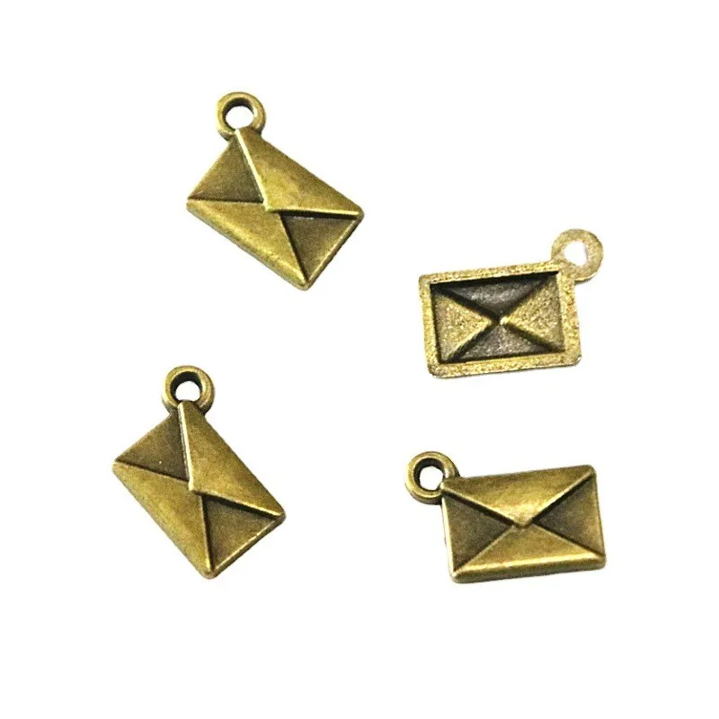 

60Pcs 16*11.5MM Antique Bronze Plated Retro Letter Charms Pendants DIY Jewelry Accessories