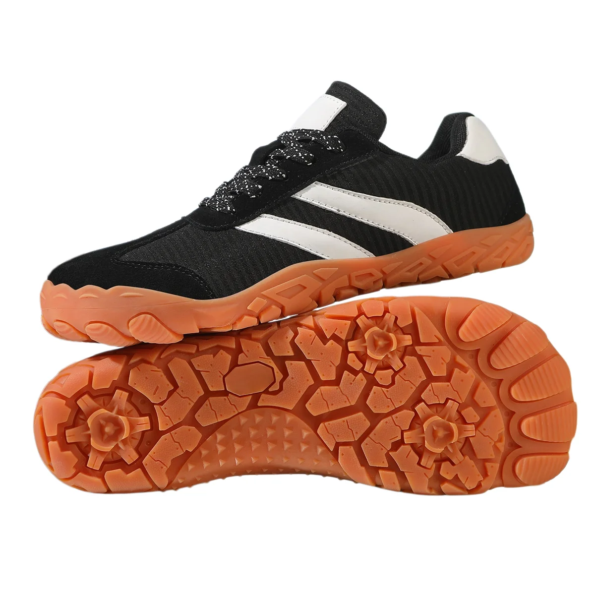 Versatile Barefoot Comfort Sneakers with Wide Toe and Non-Slip Sole