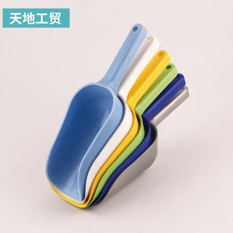 1 Pcs Pet Feeding Shovel Cat Food Scoop Large Capacity Thickening Cat Dog Spoon Plastic Shovel Pet Feeder