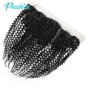 Phashion Kinky Curly Ear To Ear 13x4 Lace Frontal Transparent Swiss 4x4 Closure Pre Plucked Brazilian Remy Human Hair On Sale 1