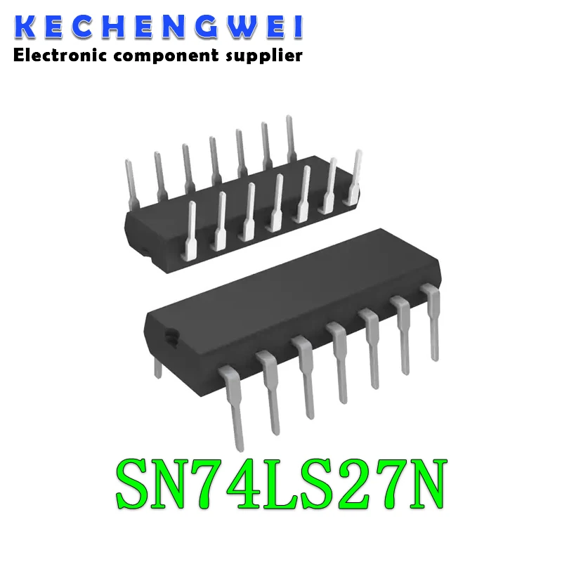 

10 шт./лот HD74LS27P SN74LS27N 74LS27 DIP-14 тройной 3-вход или выход IC