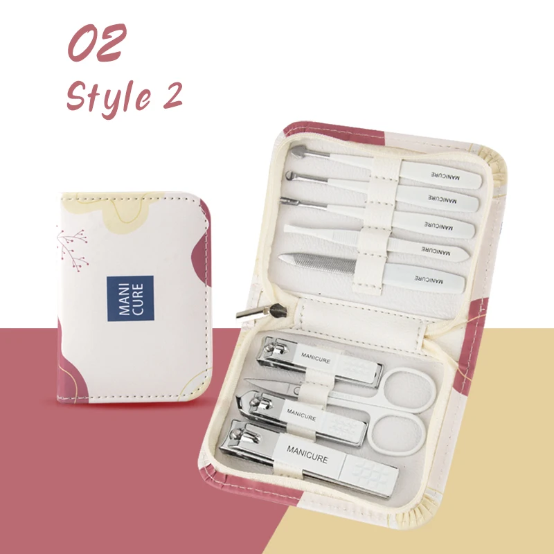 4-teiliges Maniküre-Set Aus Edelstahl – Nagelknipser In 3 Größen + Pediküre-Knipser, Schwarz, Tragbare Box