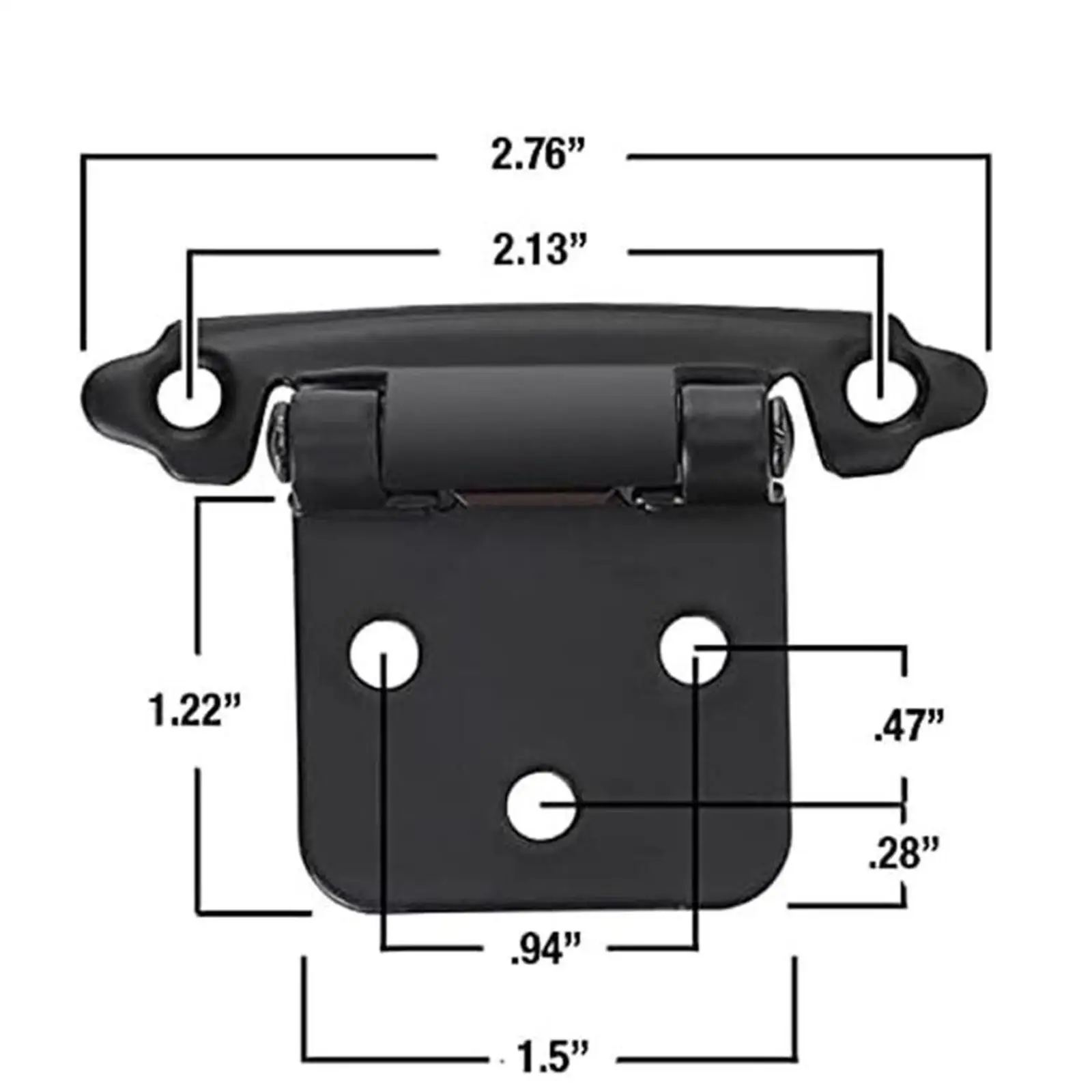 10Pcs Cabinet Door Hinges Self Closing Hinge Easy to Install Quiet Smooth Close Heavy Duty Semi Concealed Versatile Accessory 10Pcs Cabinet Door Hinges Self Closing Hinge Easy to Install Quiet Smooth Close Heavy Duty Semi Concealed Versatile Accessory