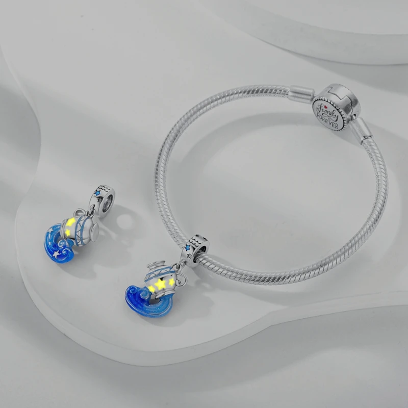 925 Silber Anhänger 12 Sternzeichen Konstellation Charms Passend für Original Armband Halskette Damen Schmuck Geburtstagsgeschenke – Detail 6