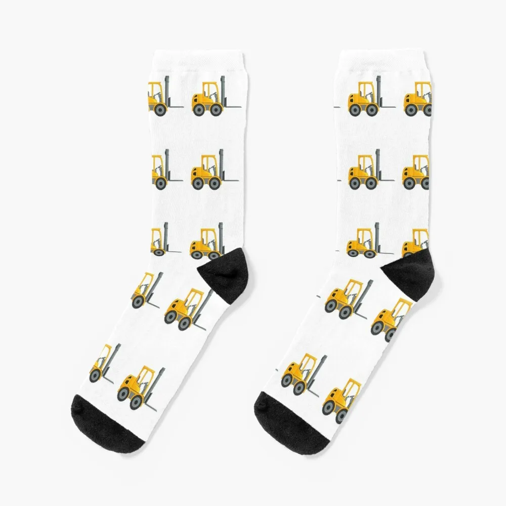 

Forklift Truck Socks cute socks funny gift Socks fashionable Men Socks Women's