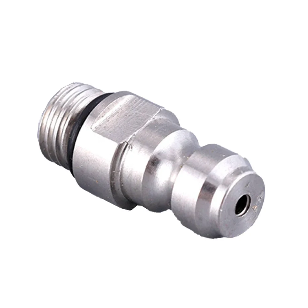 8mm M8x1 Universal Male Thread Stainless Steel Quick-Disconnect Plug Adapter Convert 8mm Female Connectors To M8 Male Threads