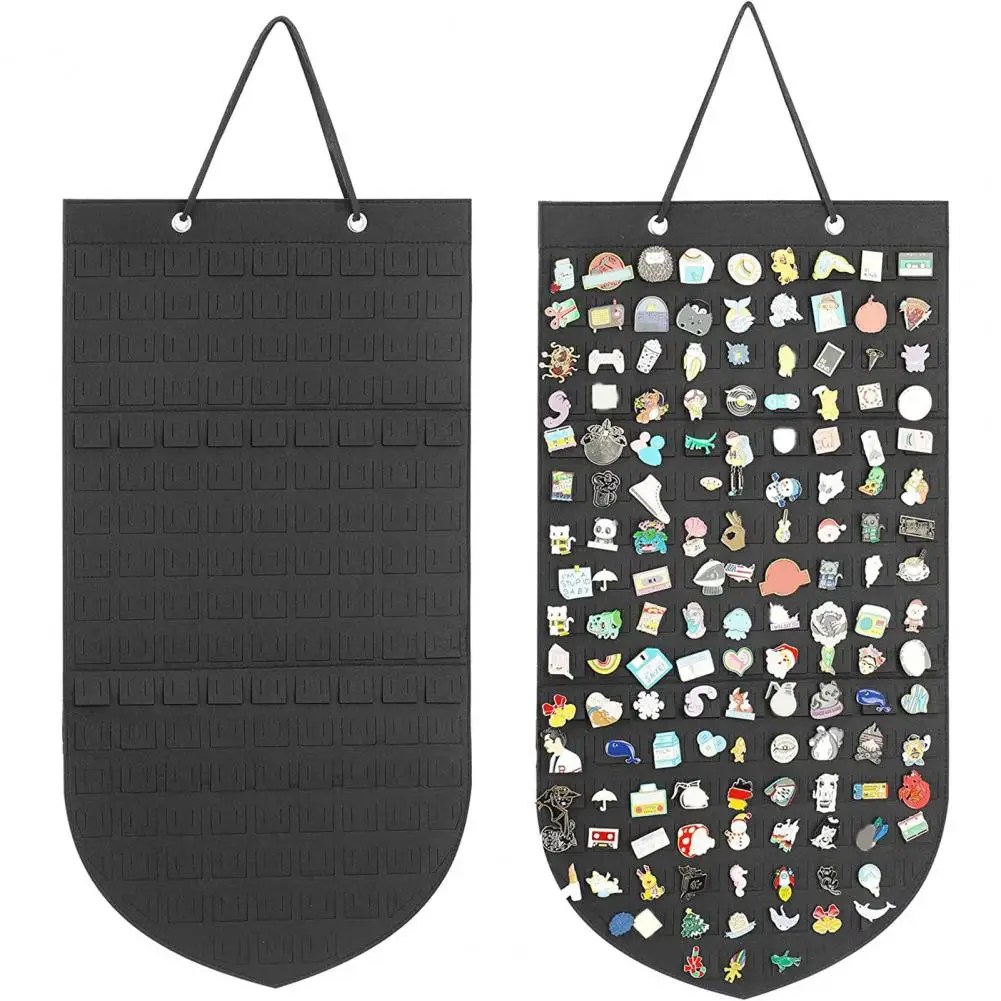 

Hanging Brooch Pin Storage Organizer Felt Display Pin Collection Storage Hanging Bag Jewelry Necklace Earring Organizer Bag