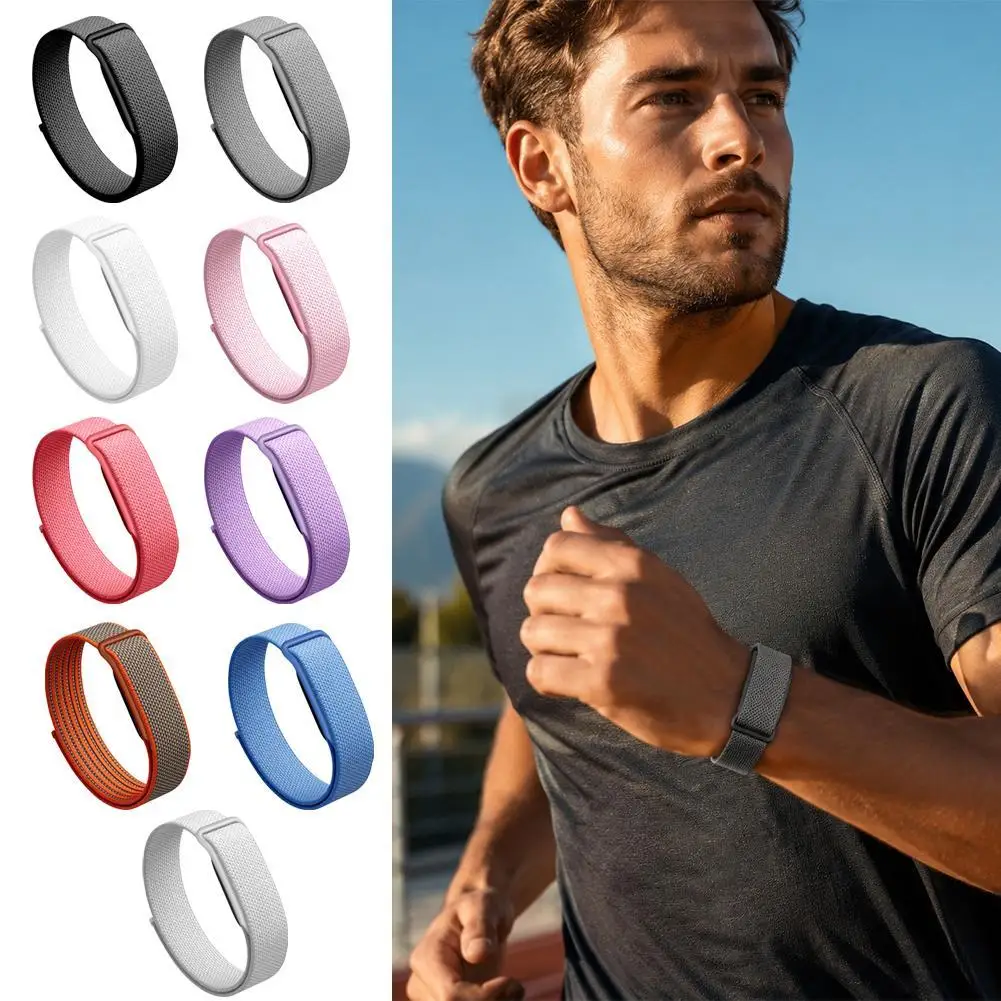 Breathable Nylon Loop Braided Watch Strap - Quick-Dry, Velcro Closure, Outdoor Wristband Replacement