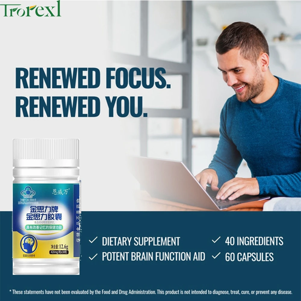 Enhance Focus Premium Nootropic Brain Booster Supplement Improve Memory ...