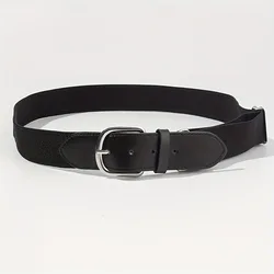 Stylish and Durable Men's Elastic Baseball Strap (Black)