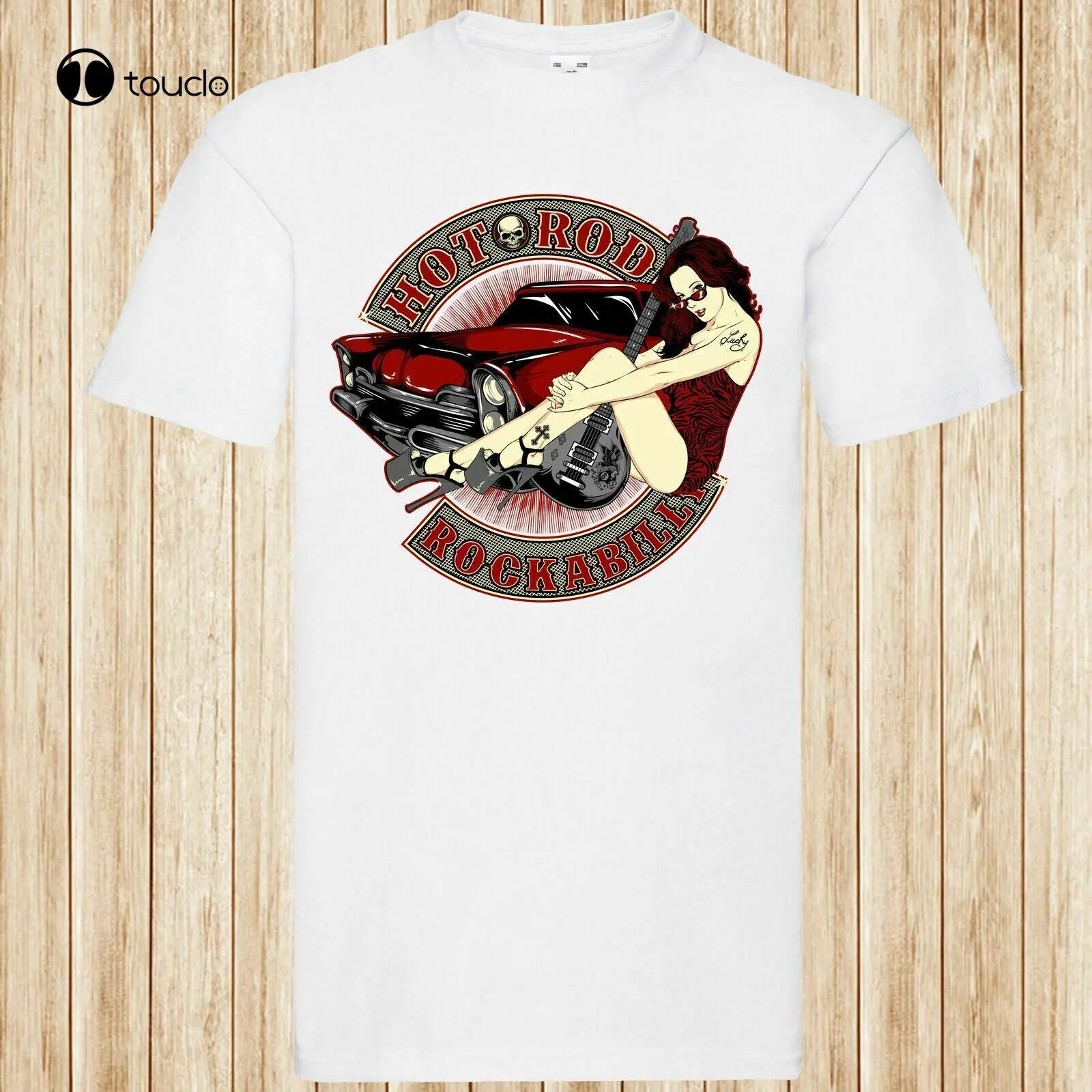 

Hot Rod Rockabilly T-Shirt Tee Shirt Custom Aldult Teen Unisex Digital Printing Tee Shirt Fashion Funny New Xs-5Xl
