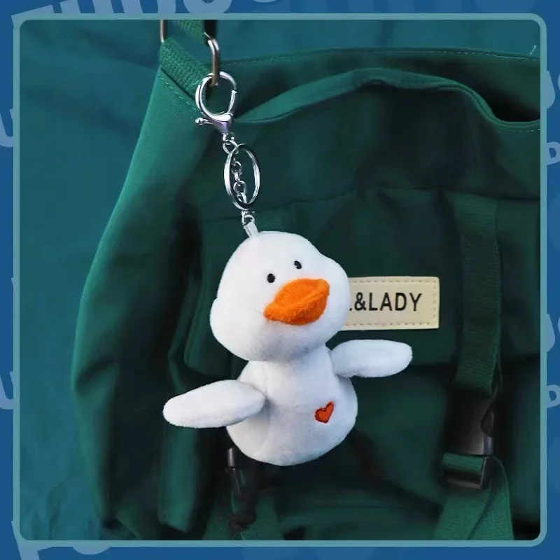 

Korean Cute Duckling Doll Plush Doll Keyring Schoolbag Pendant Keychains