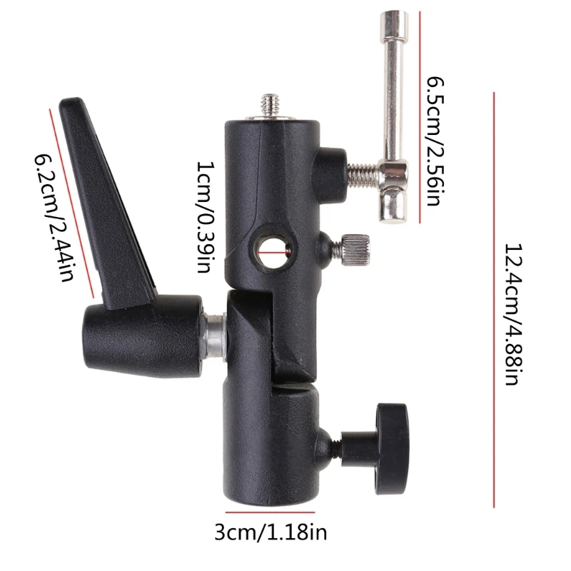 Metal Flash Bracket Hot Shoe Umbrella Holder Light Stand Mount Adapter for Tripod Photography Photographic Photo flash holder