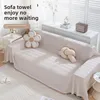 Simple Sofa Cover Four Seasons Full Cover Fabric Nordic Fresh Cotton Weave Sofa Towel Popular On The Internet Sofa Cloth 1