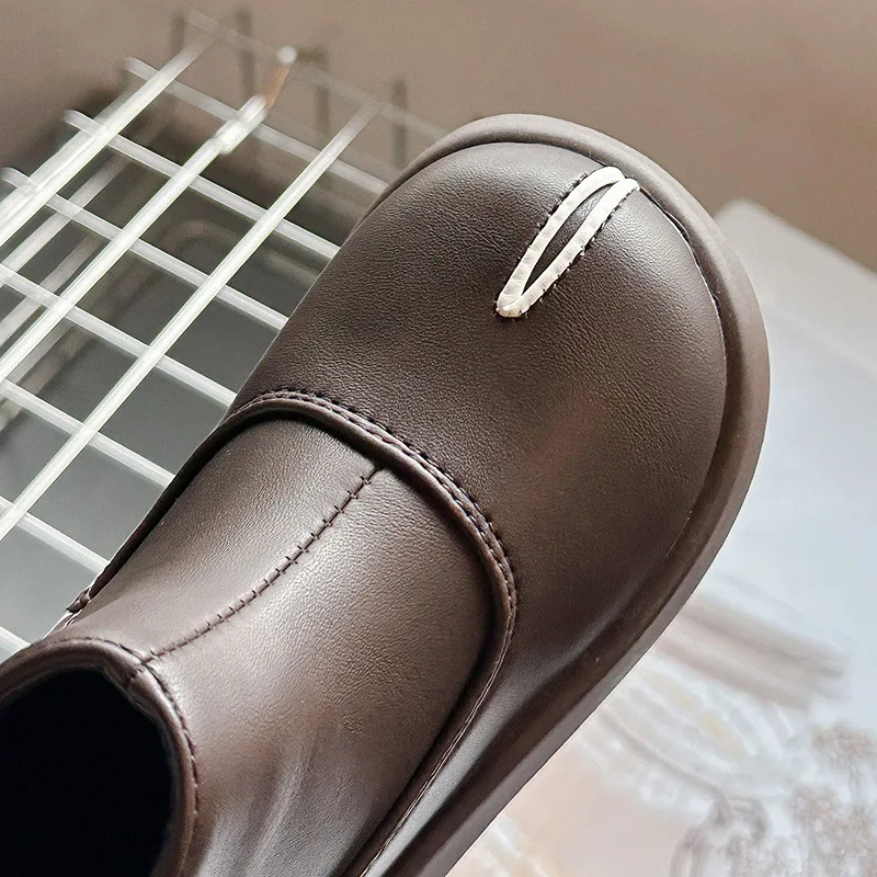 Girls Leather Short Boots Autumn Winter