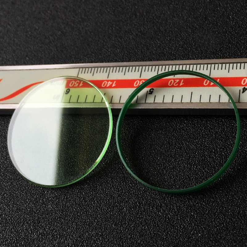 Cristallo Verde Per Milgauss 116400 Alternativa Trasparente Liscio Rotondo Vetro Minerale Accessori Per Orologi Parti