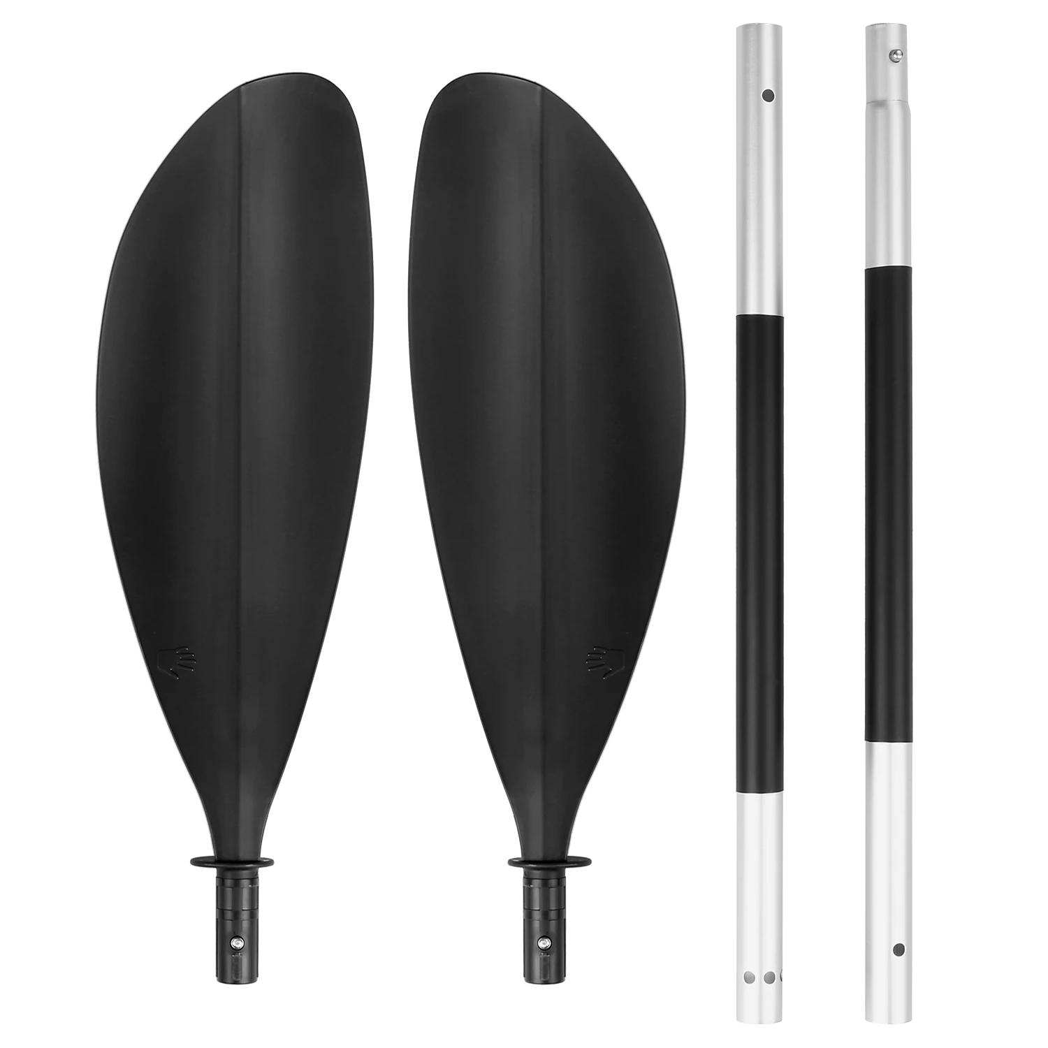 4-Piece Quick Release Asymmetrical Kayak Paddle Board Water Sports paddle for kayak inflatable boat sup board stand