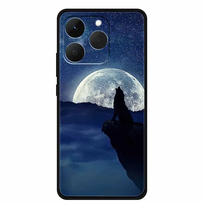 Sleek Black Silicone Phone Case - Soft TPU Protective Bumper Cover
