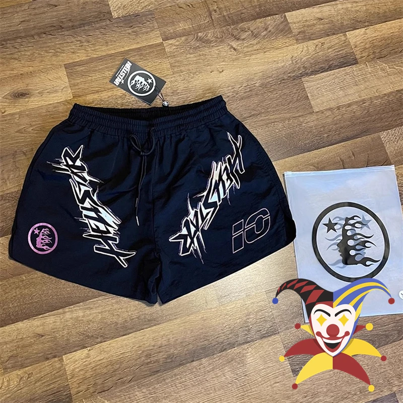 

Hellstar Studios Nylon Athletic Casual Shorts Men Women Drawstring Breeches