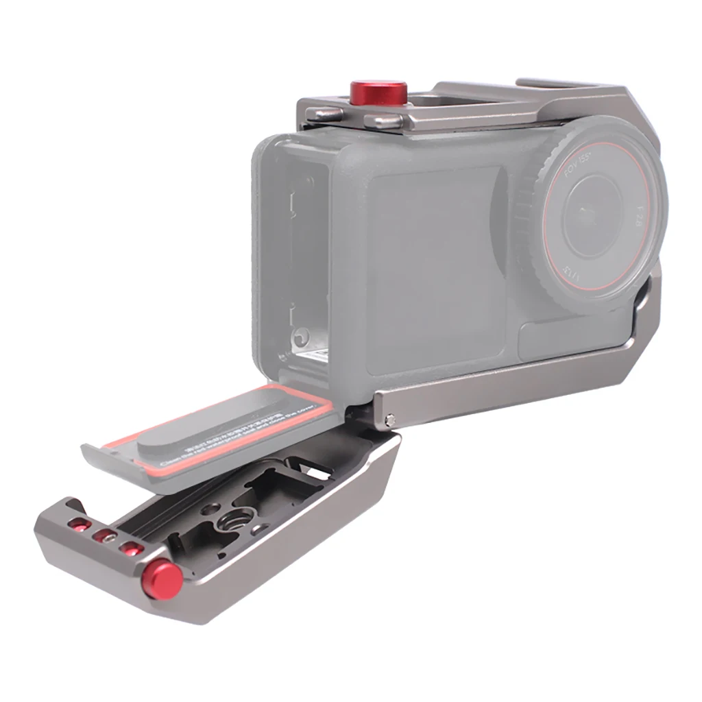 Metallkäfig-Rig-Schutzhülle für DJI Osmo Action 6 5 Pro/4/3 Kamerazubehör, formmontierter Erweiterungsrahmen, Kaltschuhhalterung – Detail 25