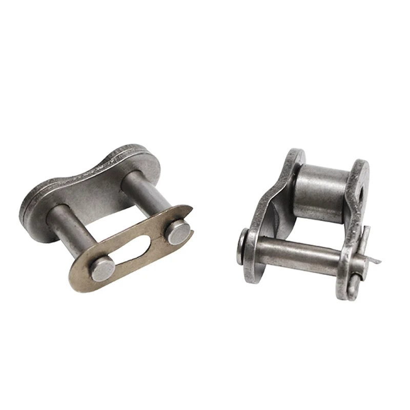 Carbon Steel Roller Chain Connector 04C 06B 08B 10A 12A 16A 24A Industrial Chain Join Buckle Half/Full Buckle for Machinery
