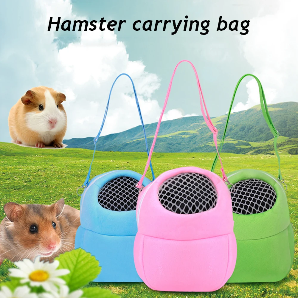SmallPetCarrierHamsterTravelBagPetCagePortableSquirrelBag