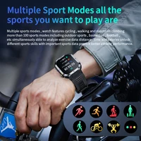 LIGE 2025 montre intelligente militaire robuste et Durable Ip68 étanche 2.01 ''écran HD montre intelligente vocale Bluetooth pour Android IOS 3