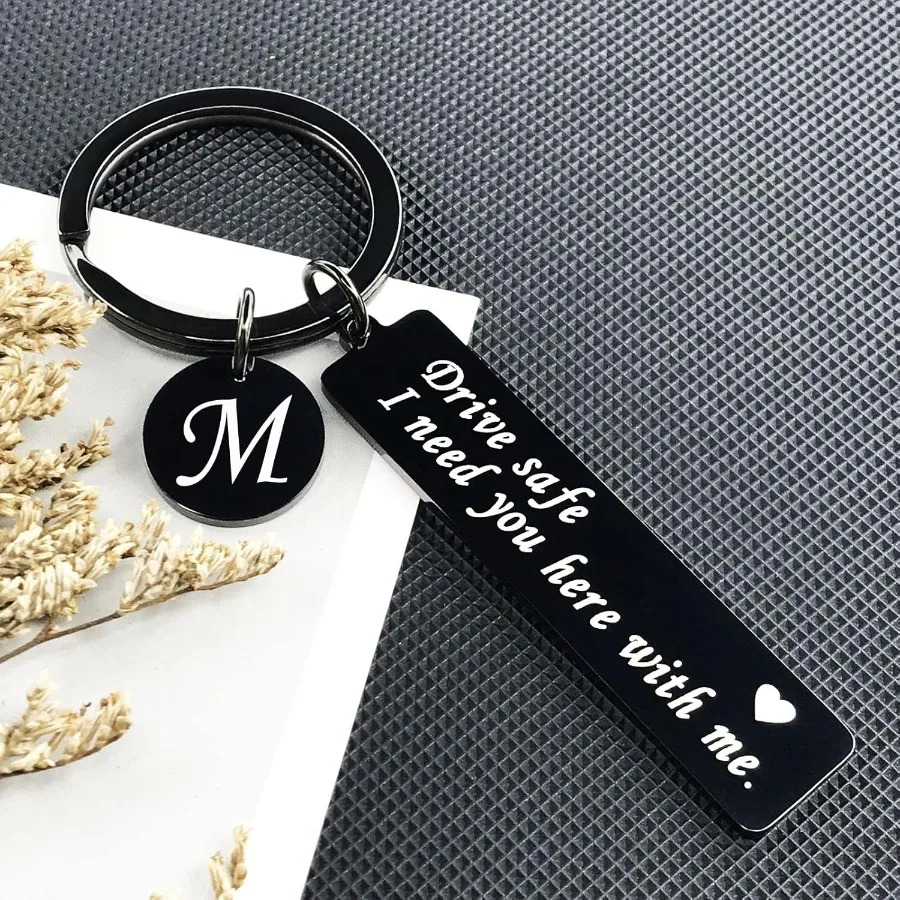 Drive Safe Keychain Gift for Him