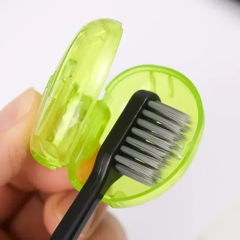 Toothbrush Head Cover Clips Plastic Dustproof Head Protector Cap 5/1PCS Portable Travel Hiking Camping Bathroom Accessories