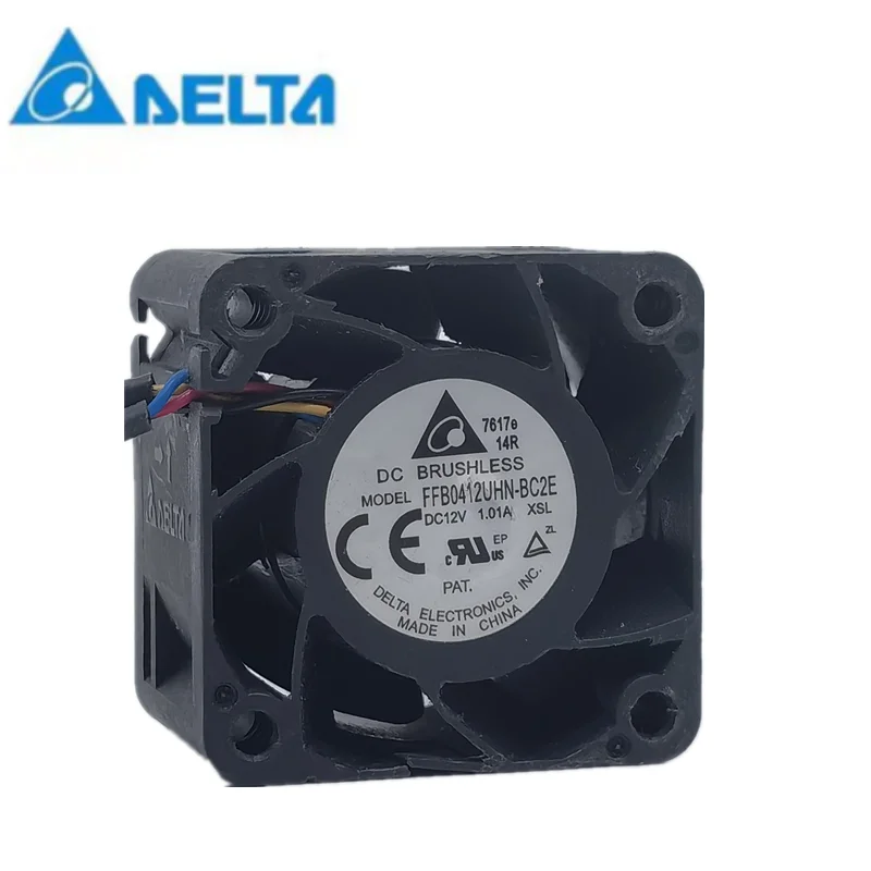 New delta FFB0412UHN 4028 4CM 40*40*28MM DC12V 1.01a violent booster server cooling fan